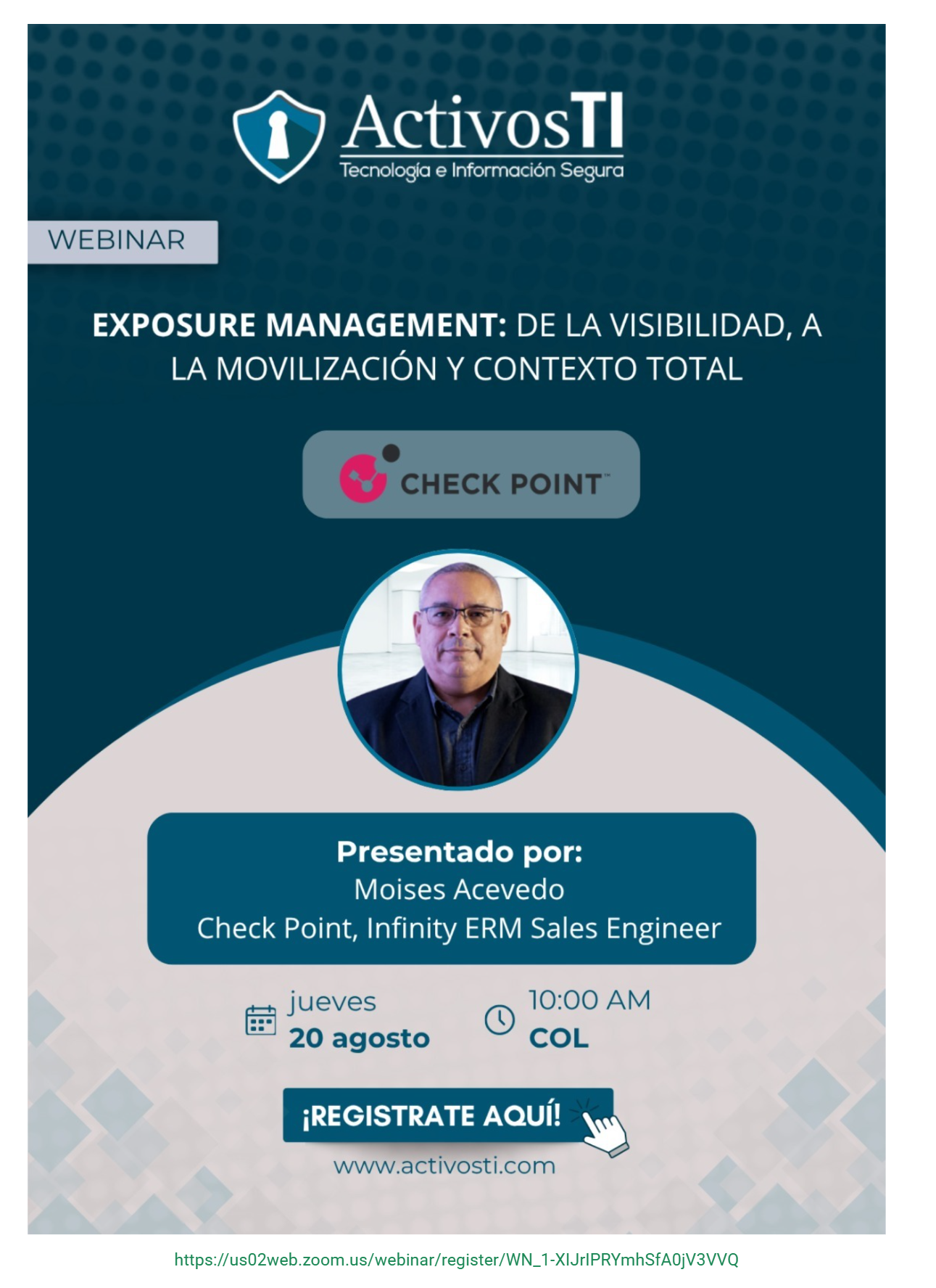 Pieza gráfica histórica del webinar Exposure Management: de la visibilidad, a la movilización y contexto total